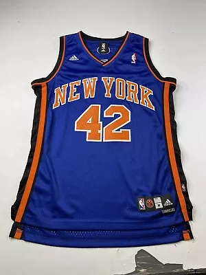 Vintage Adidas David Lee #24 NBA New York Knicks Swingman Basketball Jersey Med. • $149.99