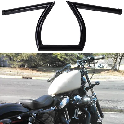 $49.20 • Buy 1'' Motorcycle Handlebars Drag Bars Z Bar For Harley Chopper Bobber Cafe Racer