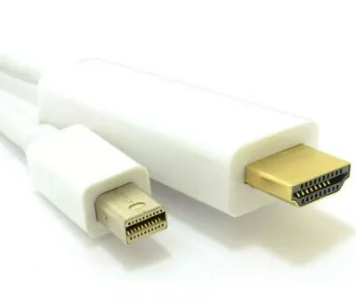 2m Mini Dp Displayport Thunderbolt Male Plug To Hdmi Cablemac To Tv Video Lead • $11.10