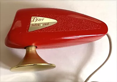 Vtg OSTER Infrared RED GOLD Heated Massager 218 Tested Works/As-Is • $9.99