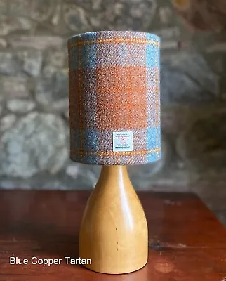 Small Tall Authentic Harris Tweed Lampshade Checks Tartan • £35