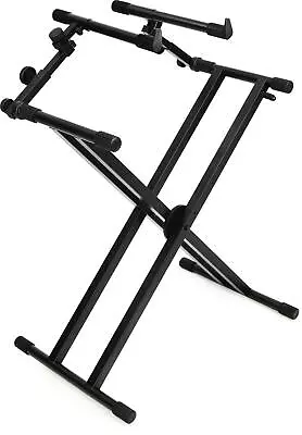 On-Stage Stands KS7292 Double-X Ergo Lok Keyboard Stand With 2nd Tier • $216.95