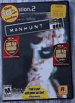 PS2 GAMES LOT - MANHUNT - God Of War 1 & 2 - Backyard Wrestling 2 Playstation 2 • $40