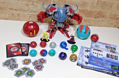 $19.99 • Buy Bakugan Lot Battle Brawlers Dragonoid Destroyer Robot Cards Toy Figures