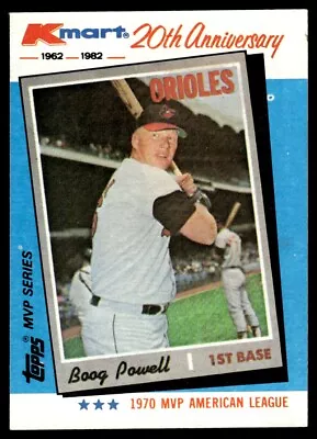 1982 Baseball Card Boog Powell Baltimore Orioles #17 • $0.99