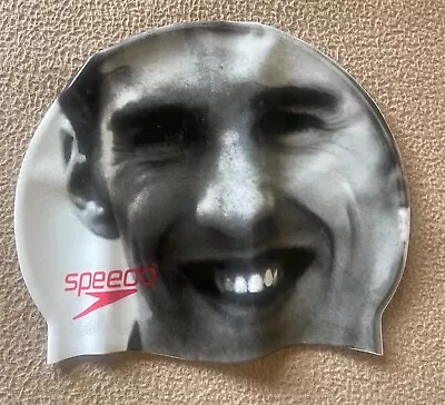 Speedo Swim Cap Unisex Adult Silicone Michael Phelps Face Design New • $13.99