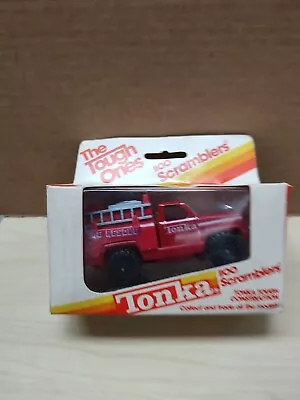 Vtg 1983 Tonka The Tough Ones 1100 Scramblers Fire Rescue Truck NIB • $46.13