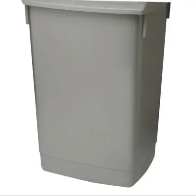 Addis 60 Litre Flip Top Bin Base Metallic 504896 -Free Next Working Day Delivery • £19.79