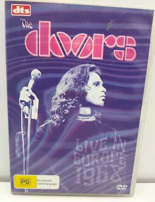 The Doors - Live In Europe (DVD 1968) Region 4 - FREE POST • $8.95