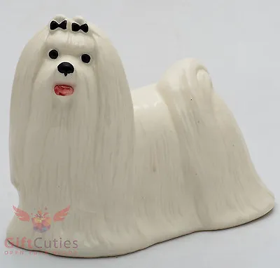 Porcelain Figurine Of The Maltese Dog • $32