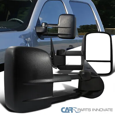 Fully-Adjust Towing Mirrors Fit 07-14 Chevy Silverado GMC Sierra 1500 2500 3500 • $65.95