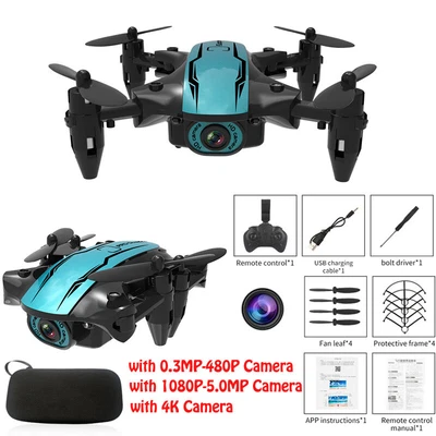 CS02 Mini WiFi FPV HD Camera Altitude Hold Mode Foldable RC Drone Quadcopter New • $19.75