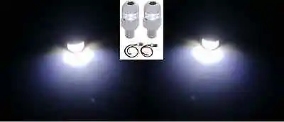 Pair White LED License Plate Light Fasteners Bolts - Universal Car Truck Hot Rod • $15.99