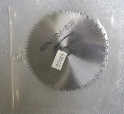Micro-Mark 80464:  80 Tooth Saw Blade (3-1/4 Inch Dia. 10mm Hole) • $19.95