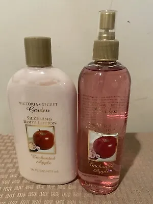HUGE 16oz Each Victoria's Secret Enchanted Apple Fragrance Splash & Body Lotion • $125
