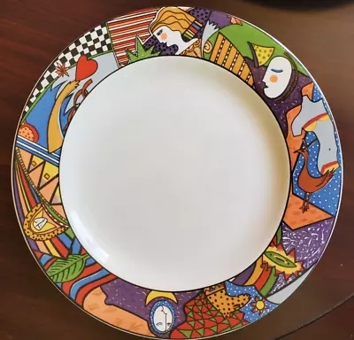 Vitromaster Metropolitan Salad Dessert Bread Plates 7 7/8  Set Of 4 Vintage 1991 • $44