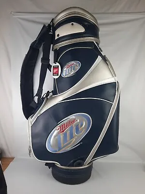 Miller Lite Golf Bag With Strap Official Miller Product Embroidered  • $69.99