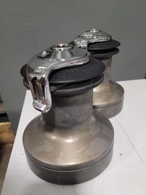 $1199 • Buy 2x Lewmar 44ST Self Tailing Winch Ocean Series-Freshly Serviced