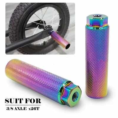 1Pair BMX Pegs Bicycle Pedals MTB Bike Foot Hold Aluminum Alloy Foot Stunt Pegs • $14.86