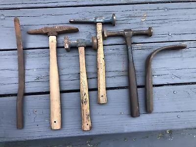 Lot Vintage Auto Body Hammers/ Heads/ Tools/spoons • $43.69