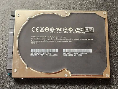 Apple Macbook Toshiba MK1653GSX 160GB Hard Disk Drive HDD TESTED • $19.99