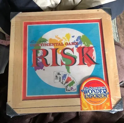 Continental Game Of Risk Parker Brothers Nostalgia Games Series Wood Box Edition • $49.99