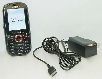 Samsung Intensity Verizon BLACK Cell Phone Slider Keyboard SCH-U450 1xRTT GradeB • $14.16