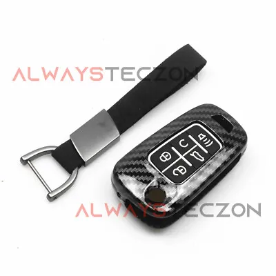 $28.59 • Buy Alloy Car Key Cover Carbon Black Case For Holden VF Commodore Chevrolet Cruze