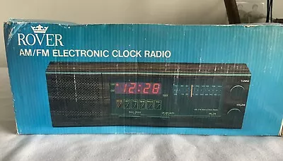 VINTAGE Rover AM/FM  Electronic Clock Radio. Tested • $75