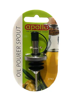 Apollo Oil Bottle Pourer Stopper Dispenser Tool Pour Spout • £3.75