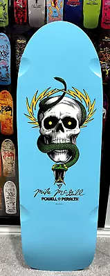 Powell Peralta Mike McGill Skull And Snake Light Blue Pig Skateboard Deck • $175