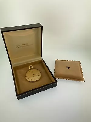 Lucien Piccard. 14kt  Gold Pocket Watch In Original Box. Never Used. • $500