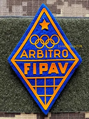 Old Vtg PATCH Olympics Referee Italian Volleyball Federation Original Authentic • $12.99