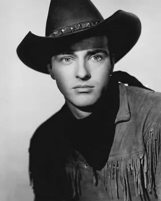 Montgomery Clift Wears Western Bucksin Shirt 1948 Red River 8x10 Real Photo • $10.99