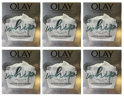 Olay Luminous Whip Light As Air Touch Moisturizer 1.7 Oz (Pack Of 6) • $107.69