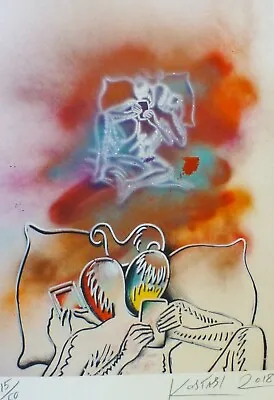 MARK KOSTABI  Mystic Memories  NUMBERED 3/50 HAND SIGNED URBAN ART US ARTIST  • $298