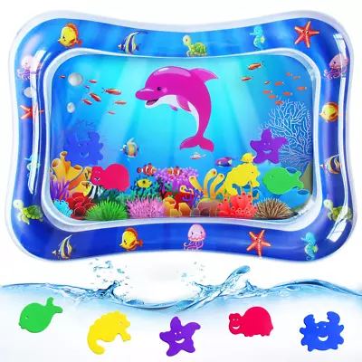 $13.89 • Buy RMJOY Baby Tummy-Time Water Mat - Infant Water Play Mat Sensory Water Playmat
