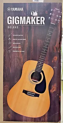 Yamaha GigMaker Deluxe Acoustic Guitar Pack Natural • $189.95