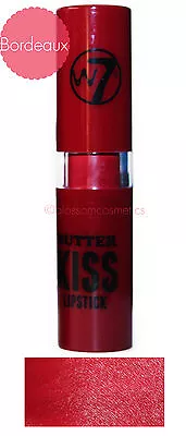 W7 BUTTER KISS Lipstick Red Pink Nude Coral Lipstick ALL SHADES NEW Free Postage • £3.49