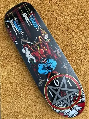 Vintage 101 Natas Kaupas  Devil Worship  Reissue Skateboard Deck Rare Nos • $300