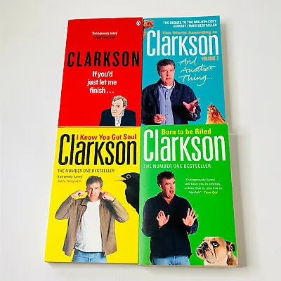 Jeremy Clarkson 4 Books Bundle - Born To Be Riled; If You'd Just Let Me Finish + • £7.95