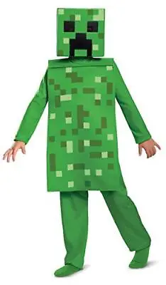 Minecraft Creeper Jumpsuit Classic Child Costume L (10-12) • $41.36