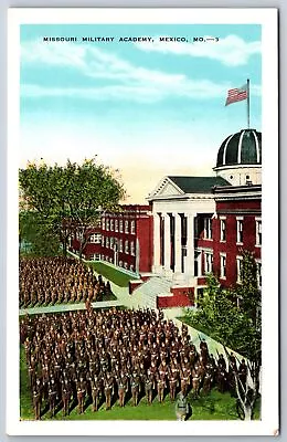 Mexico MO~Missouri Military Academy~1930s Linen Postcard • $8.99