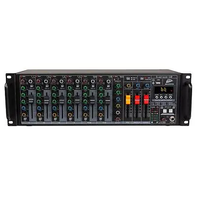 JB Systems LIVERACK-10 Rack PA Mixer 19” 10 Inputs / 7 Channels • £205