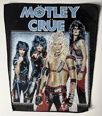 Vintage Motley Crue 80s BACK PATCH  Heavy Metal Style 🔥 🎸 • $45