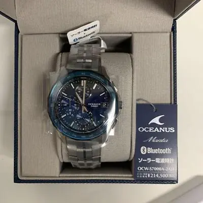 Casio Oceanus OCW-S7000A-2AJF S7000 Series Men's Wrist Watch Silver Limited • $1258