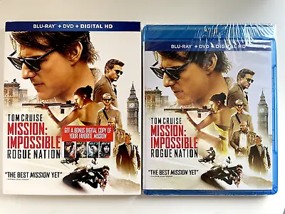 Mission Impossible: Rogue Nation Blu-ray DVD W/Slipcover Tom Cruise Sealed NEW • $3.99