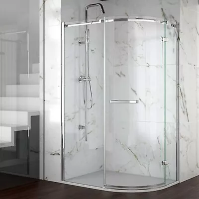 Merlyn 8 Series Frameless Offset Quadrant Shower Enclosure 1000mm X 800mm - 8mm  • £1319.95