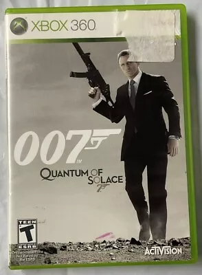 007: Quantum Of Solace (Microsoft Xbox 360 Live 2008) Manual Included • $5.99