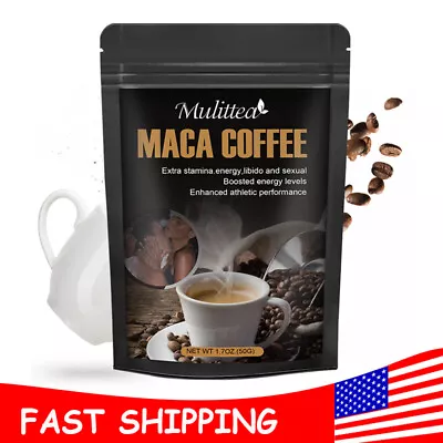 MACA Power Coffee For Men & Women Relieve Stress Energy Sexual Desire 50g • $13.51